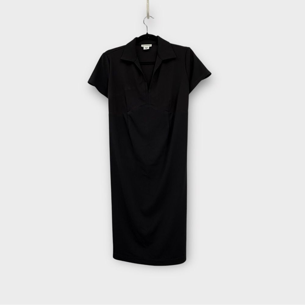 Motherhood Maternity Classic Dress V-Neck in Black Women’s Size S